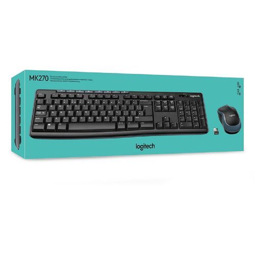 Logitech MK270 SILENT Wireless Keyboard Mouse Combo
