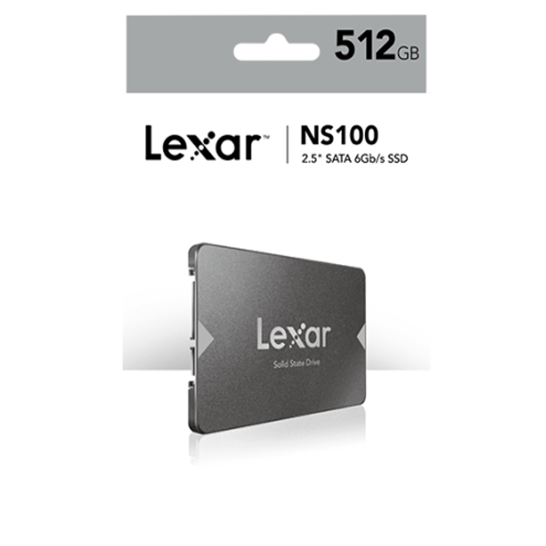Lexar 512GB NS100 2.5” SATA III (6Gb/s) Internal SSD LNS100-512RB