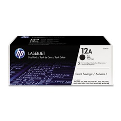 HP 12A (Q2612D) Black Original LaserJet Toner Cartridges